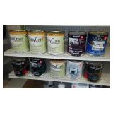 Assorted Manuf. Paint Finish and Tint Base, (10) 1 gal.