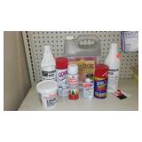 Assorted Cleaners TSP, Muriatic Acid and more.