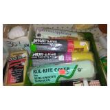 Dust Masks, Contact paper, Paint Supplies and More.
