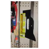 Paint Supply, Tarp, Mixing Paddle.