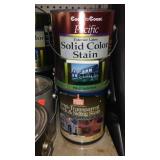 Assorted Stain, Sealant and More. Manuf. And Tint Vary.