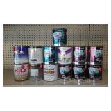 Paint Variety of Finish, Manufact. And Color, 1 qt. (13).