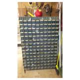 Vintage Parts Sorter with Contents. 150 Compartments
