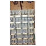 Vintage Parts Sorter with Contents. 150 Compartments