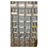 Vintage Parts Sorter with Contents. 150 Compartments