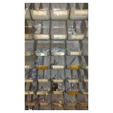 Vintage Parts Sorter with Contents. 150 Compartments