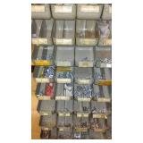 Vintage Parts Sorter with Contents. 150 Compartments