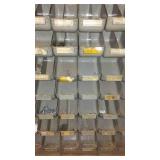 Vintage Parts Sorter with Contents. 150 Compartments