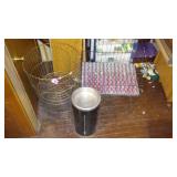 Vintage Metal displays and Ashtray.