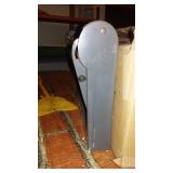 Vintage Paper Cutter and Christmas Paper.