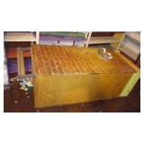 Vintage Paper Cutting Station with Paper and More.