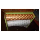 Vintage Paper Cutting Station with Paper and More.