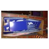 Vintage Card Display and Shopping Baskets.