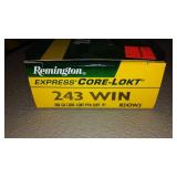 Ammunition, Remington 243 WIN.