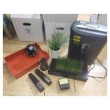 Office Supplies Collection: Shredder, Staplers, Decorative Items
