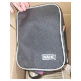 Assorted Household Items including Wooden Hangers, Hair Dryer, Blanket, and Humidifier