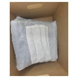 Assorted Household Items including Wooden Hangers, Hair Dryer, Blanket, and Humidifier