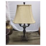 Collection of 4 Vintage Vases and Table Lamp