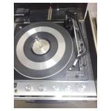 Panasonic Table Fan, Sanyo Turntable Record Player, and Panasonic Boombox