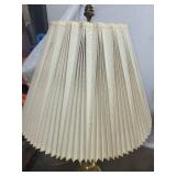 Pair of Vintage Stiffel Brass Table Lamps with Pleated Shades