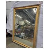 Vintage Ornate Wall Mirror with Golden Frame