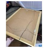 Vintage Ornate Wall Mirror with Golden Frame