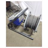 Portable Work Light with Long Power Cord Reel