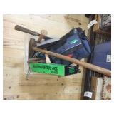 Mixed Lot of Hand Tools with Rubbermaid Tool Bag and Soldering Gun