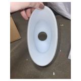 Set of 3 Justice Design Open-Box Opal Glass Lamp Shades