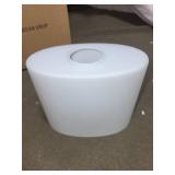 Set of 3 Justice Design Open-Box Opal Glass Lamp Shades