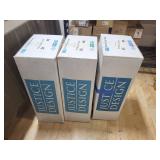 Set of 3 Justice Design Open-Box Opal Glass Lamp Shades