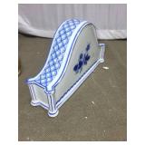 Set of Vintage Home Decor Items: Oil Lamps, Porcelain Clock, Table Lamp, and Wall Mirrors