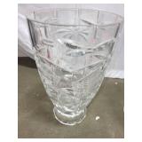 Set of 3 Crystal Vases and 1 Lidded Bowl