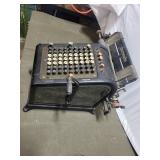 Vintage Burroughs Manual Adding Machine