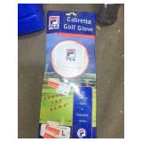 Outdoor Sports and Activities Set: Tennis Racket, Cooler, Jug, Golf Glove, Bath Oil