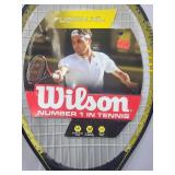 Outdoor Sports and Activities Set: Tennis Racket, Cooler, Jug, Golf Glove, Bath Oil