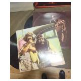 Collection of 7 Vintage Vinyl Records Featuring Cheech & Chong, Billy Joel, and Jimi Hendrix