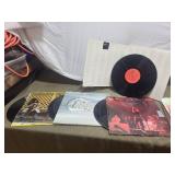 Collection of 7 Vintage Vinyl Records Featuring Cheech & Chong, Billy Joel, and Jimi Hendrix