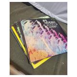 Collection of 7 Vintage Vinyl Records Featuring Cheech & Chong, Billy Joel, and Jimi Hendrix