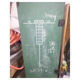 Vintage Camel Dartboard Cabinet with Scoreboard