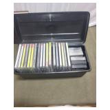 Collection of 40 Classical Music Cassette Tapes with Vintage Storage Cases