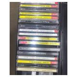 Collection of 40 Classical Music Cassette Tapes with Vintage Storage Cases