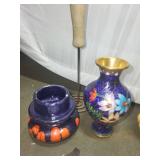 Native American Themed Collectible Set with Pitcher, Plaques, and Figurines