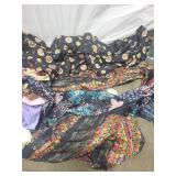 Assorted Vintage Fabric Scrap Collection