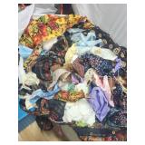 Assorted Vintage Fabric Scrap Collection