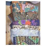 Assorted Vintage Fabric Scrap Collection