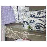 Collection of Assorted Fabric Pieces and Scarves