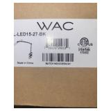WAC LED Wall Light L-LED15-27-BK