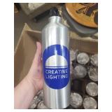 Case of Stainless Steel Creative Lighting Water Bottles As Seen in Photos