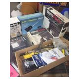 Assorted DIY Tools and Kits Including Emergency Shovel and Graining Kit